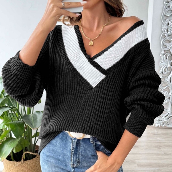 Mixed Melody Sweater - Black - Picture 1 of 3